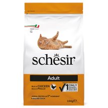 Сухий корм Schesir Cat Adult Chicken КУРКА для котів - 1.5 кг