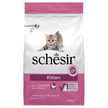 Сухий корм Schesir Cat Kitten КУРКА для кошенят - 1.5 кг