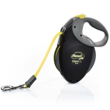 Рулетка-повідець Flexi для собак Neon Giant стрічка розмір XL 8 м/ від 50 кг - Чорний