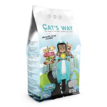 Бентонітовий наповнювач Cat'S WAY марсельске мило + бірюзові гранули - 10 л