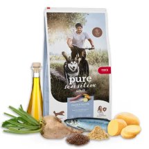 Сухий корм Mera Dog Pure Sensitive fresh meat Hering&Kartoffel корм для дорослих собак із свіжим м'ясом оселедця і картоплі; без/зерн - 12.5 кг