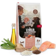 Сухий корм Mera Dog Pure Sensitive Lachs&Reis корм для дорослих собак з лососем та рисом - 1 кг