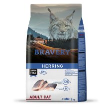 Сухий корм Bravery Cat Herring Adult для котів з оселедцем - 2 кг