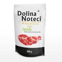 Вологий корм Dolina Noteci Dog Premium Pure Для собак пауч для алергіків з ягням - 500 г