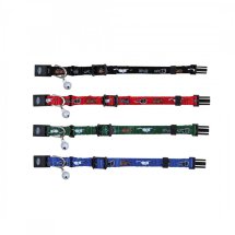 Нашийник Trixie для кошенят Kitty з котиками і дзвіночком нейлоновий - 1 шт