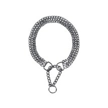 Нашийник-зашморг Trixie для собак потрійний хромований розмір 60 см/2.5 мм - L-XL