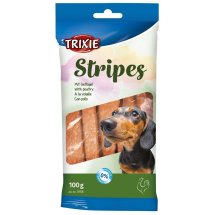 Ласощі Trixie Stripes для собак полоски з м'ясом домашніх птахів - 100 г