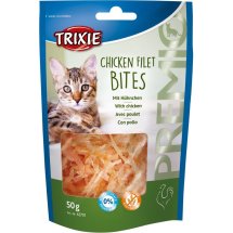Ласощі Trixie Premio Chicken Filet Bites для котів сушене куряче філе - 50 г