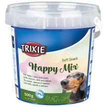 Ласощі Trixie Soft Snack Happy Mix для собак з куркою ягням та лососем - 500 г