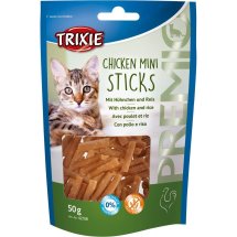 Ласощі Trixie Premio Chicken Mini Sticks для котів мініпалички з куркою та рисом - 50 г
