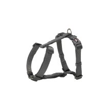 Шлея-вісімка Trixie для собак Premium Н-подібна нейлон графітова розмір 75-120 см/25 мм - L-XL