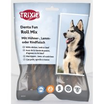 Ласощі Trixie Denta Fun Chewing Rolls Mix для собак Паличка для чищення зубів асорті 10 см - 250 г