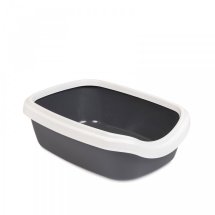 Туалет Природа Comfort M для котів сірий 41х30х13.5 см - 1 шт