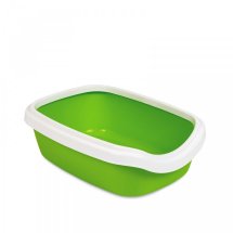 Туалет Природа Comfort M для котів лайм 41х30х13.5 см - 1 шт