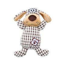 Іграшка Trixie для собак Собака в клітинку плюш/поліестер 26 см - 1 шт