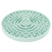 Миска-килимок Trixie для цуценят Junior для повільного годування блакитна пластик d-15 см - 1 шт