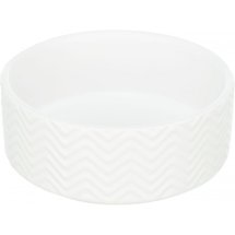 Миска Trixie для собак керамічна біла 900 мл 16 см - 1 шт