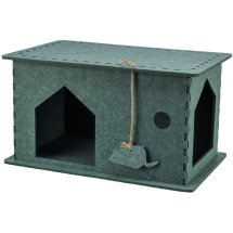 Будиночок Trixie Lene для котів фетр 54х30х35 см сірий - 1 шт