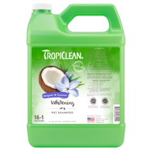 Шампунь TropiClean "Імбир і кокос" концентрат для білої шерсті для собак та котів - 3.8 л