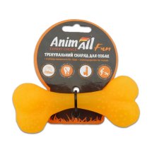 Іграшка для собак AnimAll Фан кістка 12 см - Жовтий