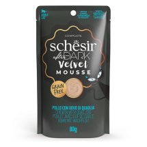 Вологий корм Schesir Cat After Dark Chicken With Quail Egg КУРКА З ПЕРЕПЕЛИНИМ ЯЙЦЕМ мус для котів - 80 г