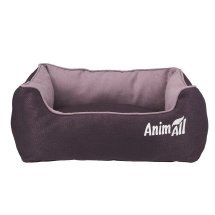 Лежак AnimAll Nena S VELOURS Berry 45x35x16 - 1 шт