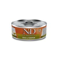 Вологий корм Farmina Cat N&D Grain Free PUMPKIN DUCK ADULT для котів з гарбузом качкою - 70 г