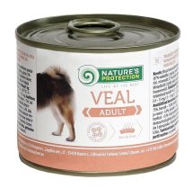 Вологий корм Nature's Protection Dog ADULT VEAL для собак з яловичиною - 200 г