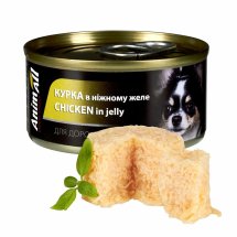 Вологий корм Animall Dog для собак з куркою в желе - 85 г