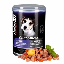 Вологий корм Animall Dog Soup для собак Суп з качкою та курячим серцем - 375 г