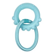 Іграшка для собак Animall GriZzly Baby Восьминіг з канатом 13.5х12.8х2.6 см - М'ята