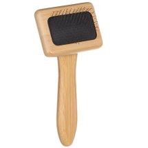 Щітка-пуходерка Flamingo BAMBOO для собак S 15.3Х6.8 см - 1 шт