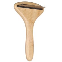 Граблі Flamingo BAMBOO для підшорстку для собак зубів 31шт 17х10 см - 1 шт