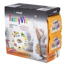 Ласощі Animall Cat ТейстіВіт для котів з куркою (50 пак, по 12 шт) - 600 шт