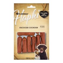 Ласощі Flamingo Dog Лососеві сосиски для собак - 75 г