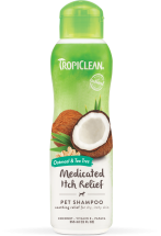 Шампунь TropiClean "Вівсяний з екстрактом чайного дерева" лікувальний для собак - 355 мл