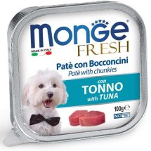 Вологий корм Monge Dog FRESH для собак з тунцем - 100 г