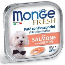 Вологий корм Monge Dog FRESH для собак з лососем - 100 г