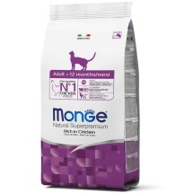 Сухий корм Monge Cat Adult Chicken для дорослих котів з куркою - 400 г