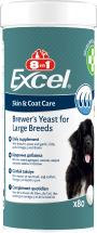 Вітаміни 8in1 Excel Brewers Yeast Large Breed для собак великих порід для шкіри та шерсті - 80 таб