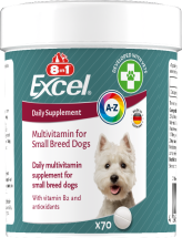 Вітаміни 8in1 Excel Multi Vitamin Small Breed для собак дрібних порід мультивітамін - 70 таб