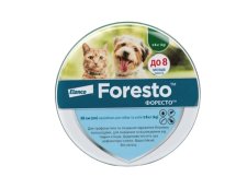 Нашийник ФОРЕСТО для собак дрібних порід від зовнішніх та внутрішніх паразитів і котів від бліх та кліщів - 38 см