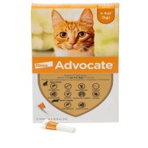 Краплі АДВОКАТ для котів 4-8 кг від бліх кліщів і глистів - 1 піпетка