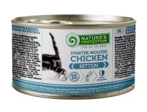 Вологий корм Nature's Protection Cat Kitten Starter Mousse Chicken для кошенят - 200 г