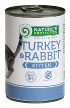Вологий корм Nature's Protection Cat Kitten Turkey & Rabbit для кошенят з індичкою і кроликом - 400 г
