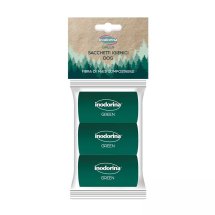 Пакетики Inodorina City Green Bags Біорозкладні для прибирання з кукурузного волокна - 3 шт