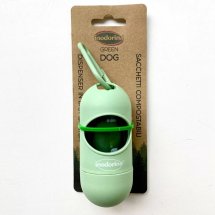 Диспенсер Inodorina Green Dispenser + Bio Sachets з біорозкладними пакетиками - 1 шт