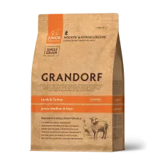 Сухий корм Grandorf Dog Junior Medium & Maxi Lamb & Turkey для юніорів середніх та крупних порід ягня з індичкою - 1 кг