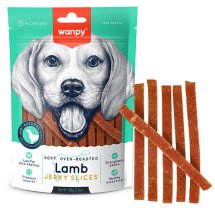 Ласощі Wanpy Dog Soft Lamb Jerky Slices ФІЛЕ ЯГНЯ В’ЯЛЕНЕ СЛАЙСИ для собак - 100 г