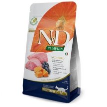 Сухий корм Farmina Cat N&D Grain Free Pumpkin Lamb & Blueberry NEUTERED для стерилізованих котів беззерновий з ягням та чорницею - 1.5 кг